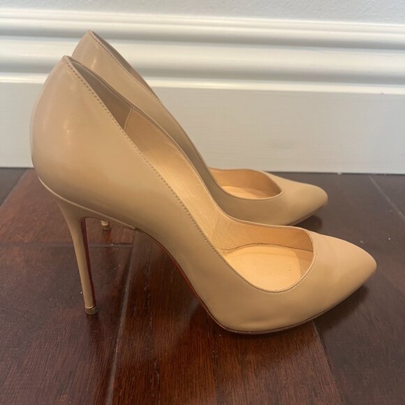 Christian Louboutin Corneille 100 Jazz Calf Pumps - Size 37.5 - Picture 1 of 5